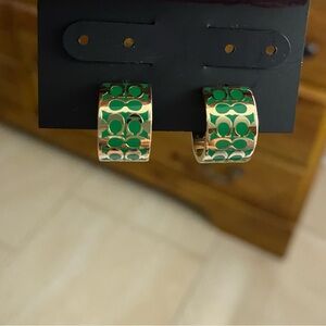 NWOT COACH EARRINGS